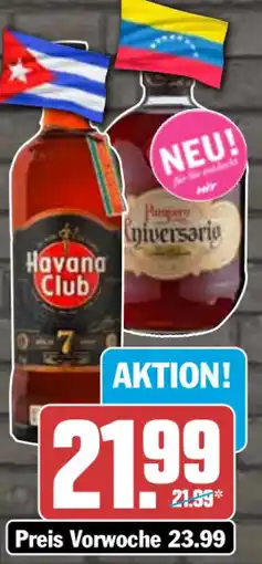 HIT Havana Club 7J, Pampero Aniversario, Kraken Spiced oder Mount Gay Rum Angebot