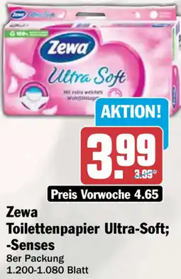 HIT Zewa Toilettenpapier Ultra-Soft; -Senses Angebot