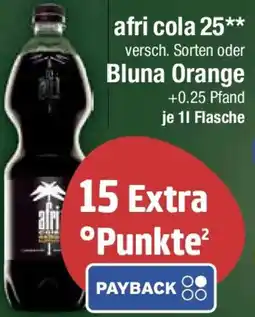 E-Center afri cola 25 oder Bluna Orange Angebot
