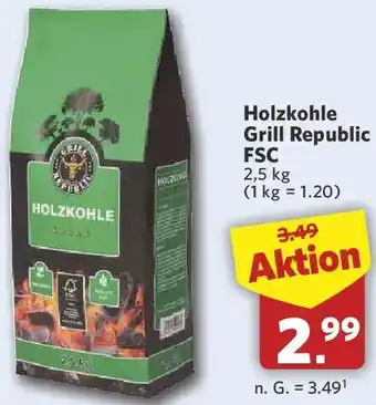 Combi Holzkohle Grill Republic FSC Angebot