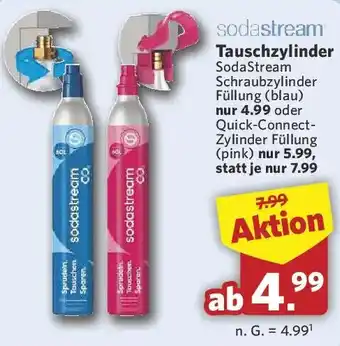 Combi Sodastream Tauschzylinder Angebot