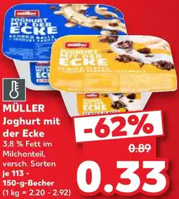 Kaufland MÜLLER Joghurt mit der Ecke Angebot