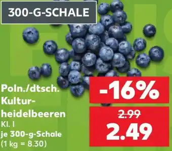 Kaufland Poln./dtsch. Kulturheidelbeeren Angebot