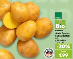 Kaufland Bioland dtsch. Speisefrühkartoffeln Angebot