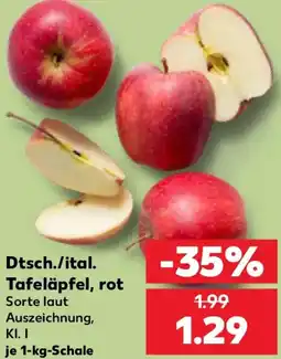 Kaufland Dtsch./ital. Tafeläpfel, rot Angebot