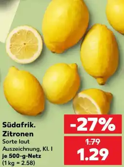 Kaufland Südafrik. Zitronen Angebot
