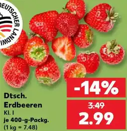 Kaufland Dtsch. Erdbeeren Angebot