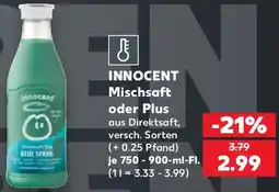 Kaufland INNOCENT Mischsaft oder Plus Angebot