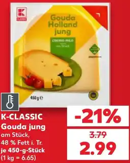 Kaufland K-CLASSIC Gouda jung Angebot