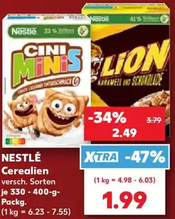 Kaufland NESTLÉ Cerealien Angebot
