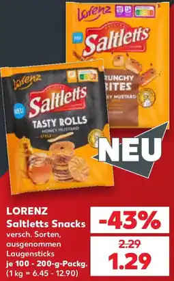 Kaufland LORENZ Saltletts Snacks Angebot