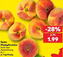 Kaufland Span. Plattpfirsiche Angebot