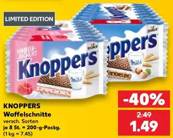 Kaufland KNOPPERS Waffelschnitte Angebot