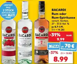 Kaufland BACARDI Rum oder Rum-Spirituose Angebot