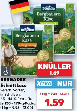 Kaufland BERGADER Schnittkäse Angebot