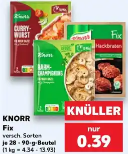 Kaufland KNORR Fix Angebot