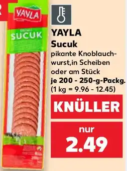 Kaufland YAYLA Sucuk Angebot