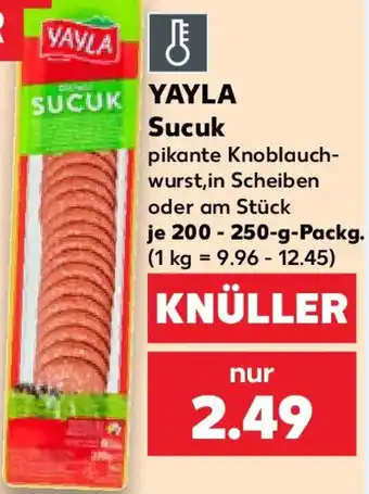 Kaufland YAYLA Sucuk Angebot
