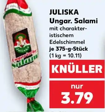 Kaufland JULISKA Ungar. Salami Angebot