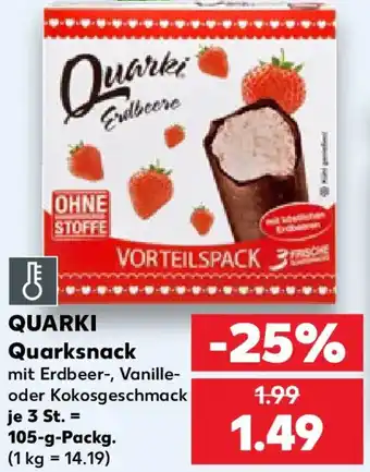Kaufland QUARKI Quarksnack Angebot