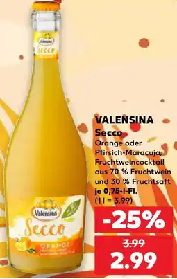 Kaufland VALENSINA Secco Angebot