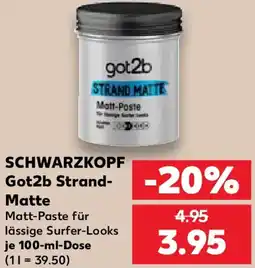 Kaufland SCHWARZKOPF Got2b Strand Matte Angebot