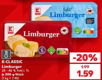 Kaufland K-CLASSIC Limburger Angebot