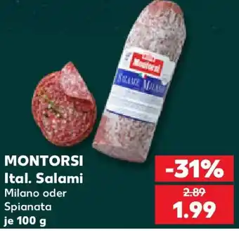 Kaufland MONTORSI Ital. Salami Angebot