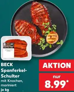 Kaufland BECK Spanferkel Schulter Angebot