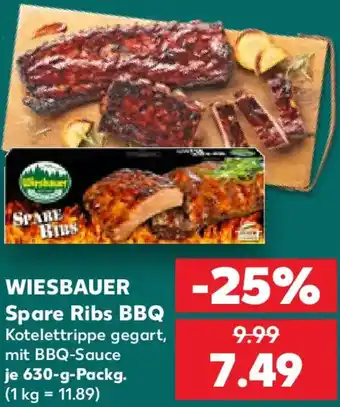 Kaufland WIESBAUER Spare Ribs BBQ Angebot