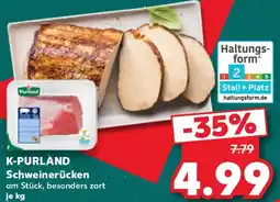 Kaufland K-PURLAND Schweinerücken Angebot