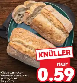 Kaufland Ciabatta natur Angebot