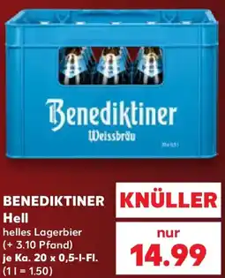 Kaufland BENEDIKTINER Hell Angebot