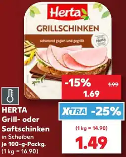 Kaufland HERTA Grill- oder Saftschinken Angebot