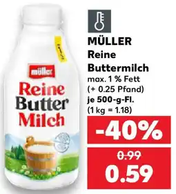 Kaufland MÜLLER Reine Buttermilch Angebot