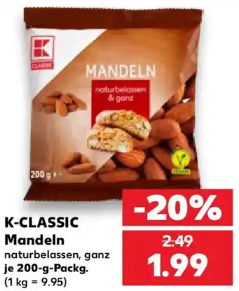 Kaufland K-CLASSIC Mandeln Angebot