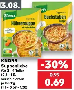 Kaufland KNORR Suppenliebe Angebot