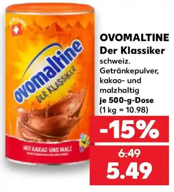 Kaufland OVOMALTINE Der Klassiker Angebot