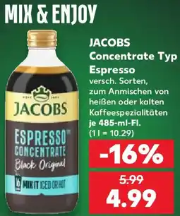 Kaufland JACOBS Concentrate Typ Espresso Angebot