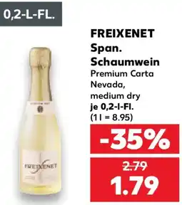 Kaufland FREIXENET Span. Schaumwein Angebot