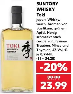 Kaufland SUNTORY WHISKY Toki Angebot