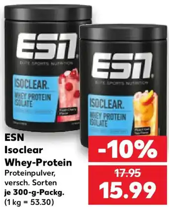 Kaufland ESN Isoclear Whey-Protein Angebot