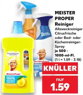 Kaufland MEISTER PROPER Reiniger Angebot