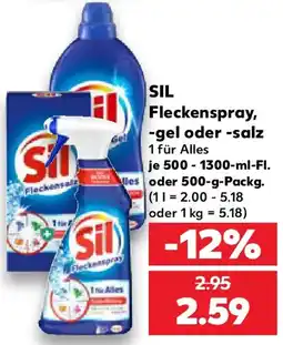 Kaufland SIL Fleckenspray, -gel oder -salz Angebot