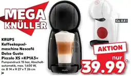 Kaufland KRUPS Kaffeekapselmaschine Nescafé Dolce Gusto Piccolo XS KP1A3 Angebot