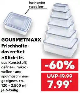 Kaufland GOURMETMAXX Frischhaltedosen-Set Klick-it Angebot