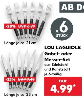 Kaufland LOU LAGUIOLE Gabel oder Messer-Set Angebot