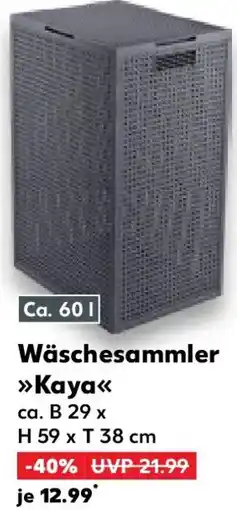Kaufland Curver Wäschesammler Kaya Angebot