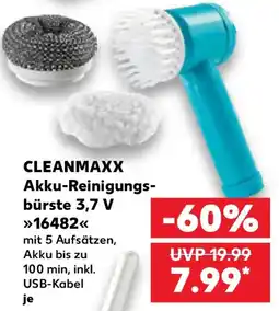 Kaufland CLEANMAXX Akku-Reinigungsbürste 3,7 V Angebot
