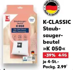Kaufland K-CLASSIC Staubsaugerbeutel K 050 Angebot